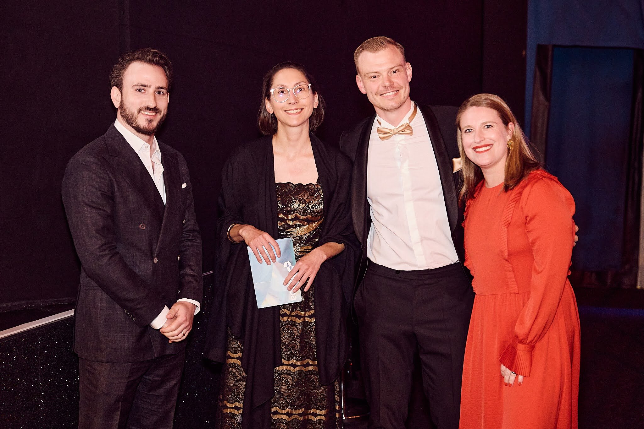 Jury 2026, von links: Remy A. Lazarovici, Julia Gölles, Tim Holm und Valeska Wittgen